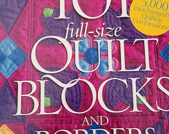 Vintage Quilt Block Patterns Book: Full-Size Quilting Borders