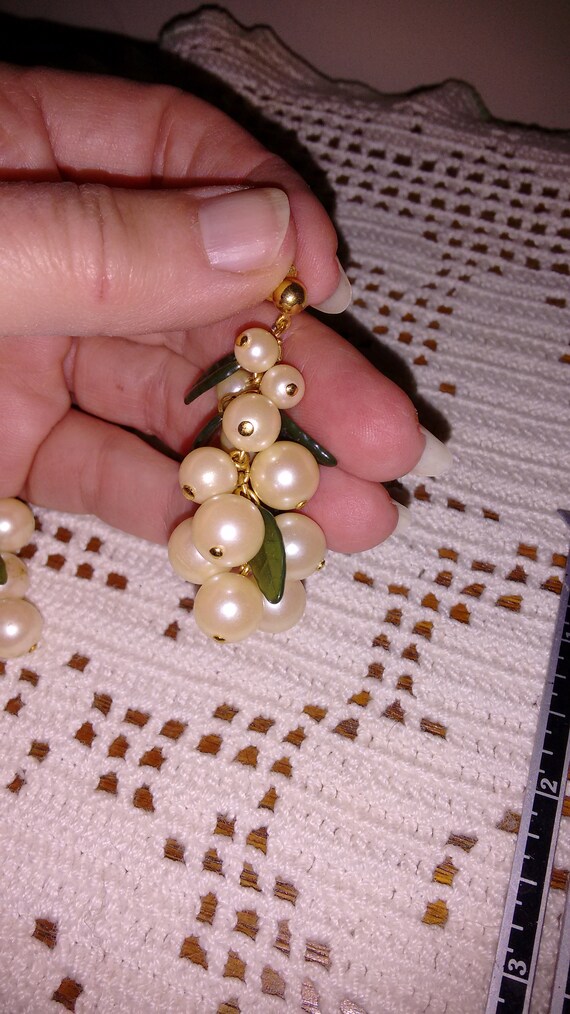 drop earrings pearl jewelry Avon earrings bridal … - image 2