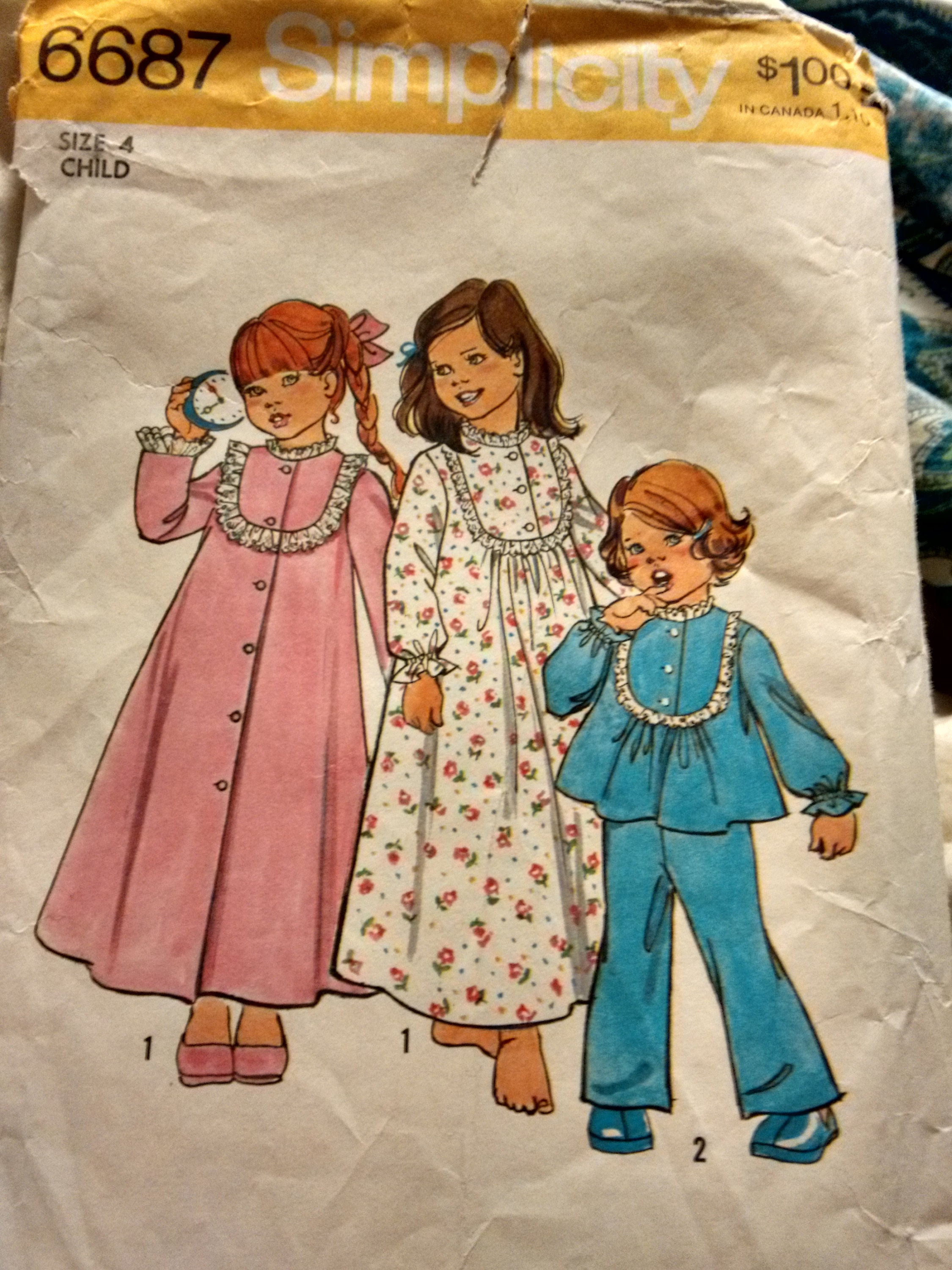 Kleding Meisjeskleding Pyjamas & Badjassen Pyjama Fleece Nightgown Maat 3/4 met Bijpassende Doll Nightgown 