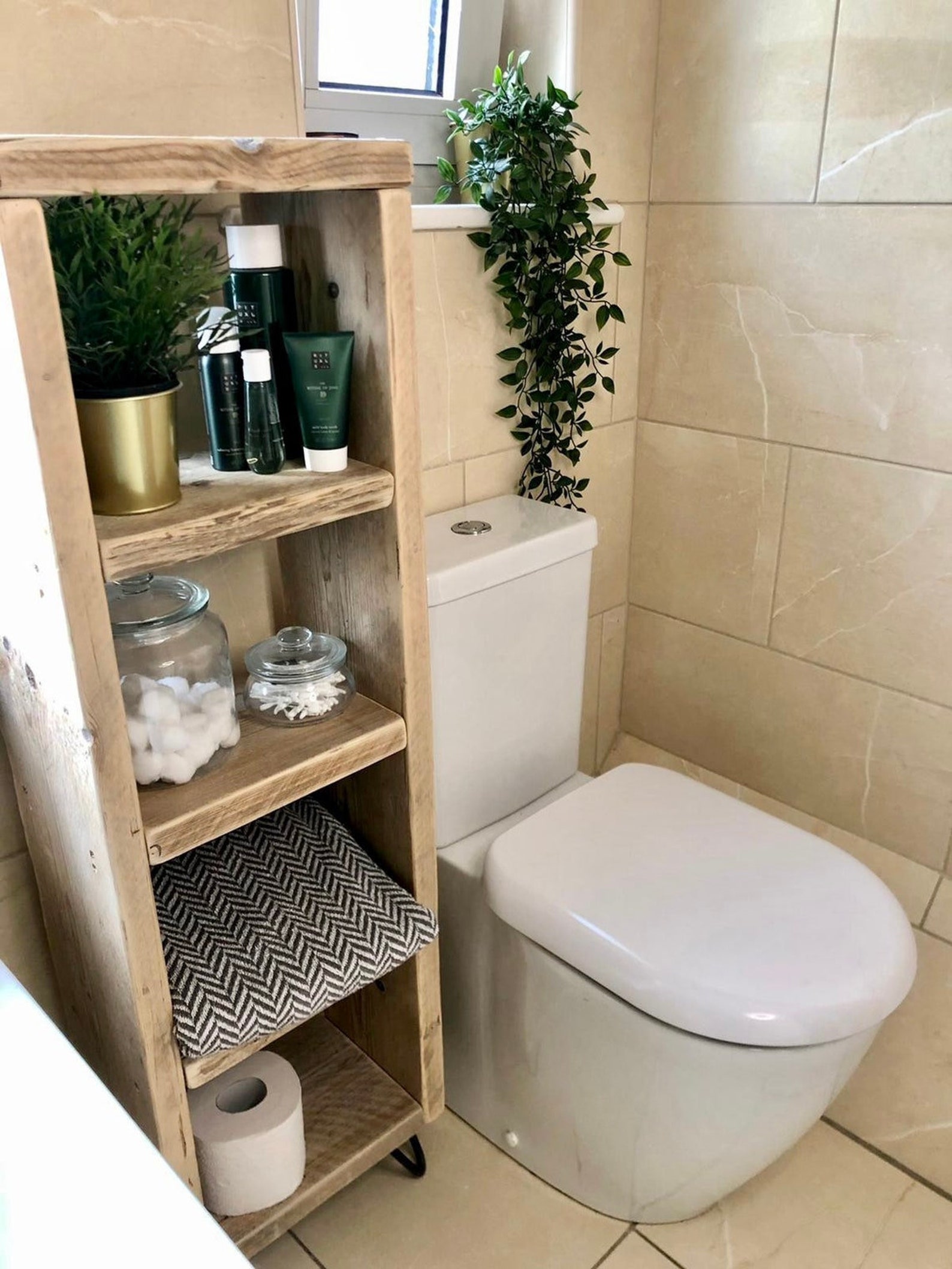 Rustic Bathroom Storage Unit. Etsy UK