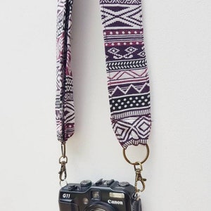 Boho camera strap, personalized camera strap, camera strap bohemian, slr camera strap, bag strap, crossbody strap, strap bag