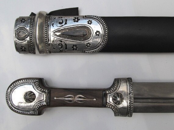 Handmade Caucasian Dagger Forged Sword Georgian Kindjal 