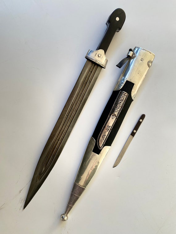 Handmade Caucasian Dagger Forged Sword Georgian Kindjal -  Portugal