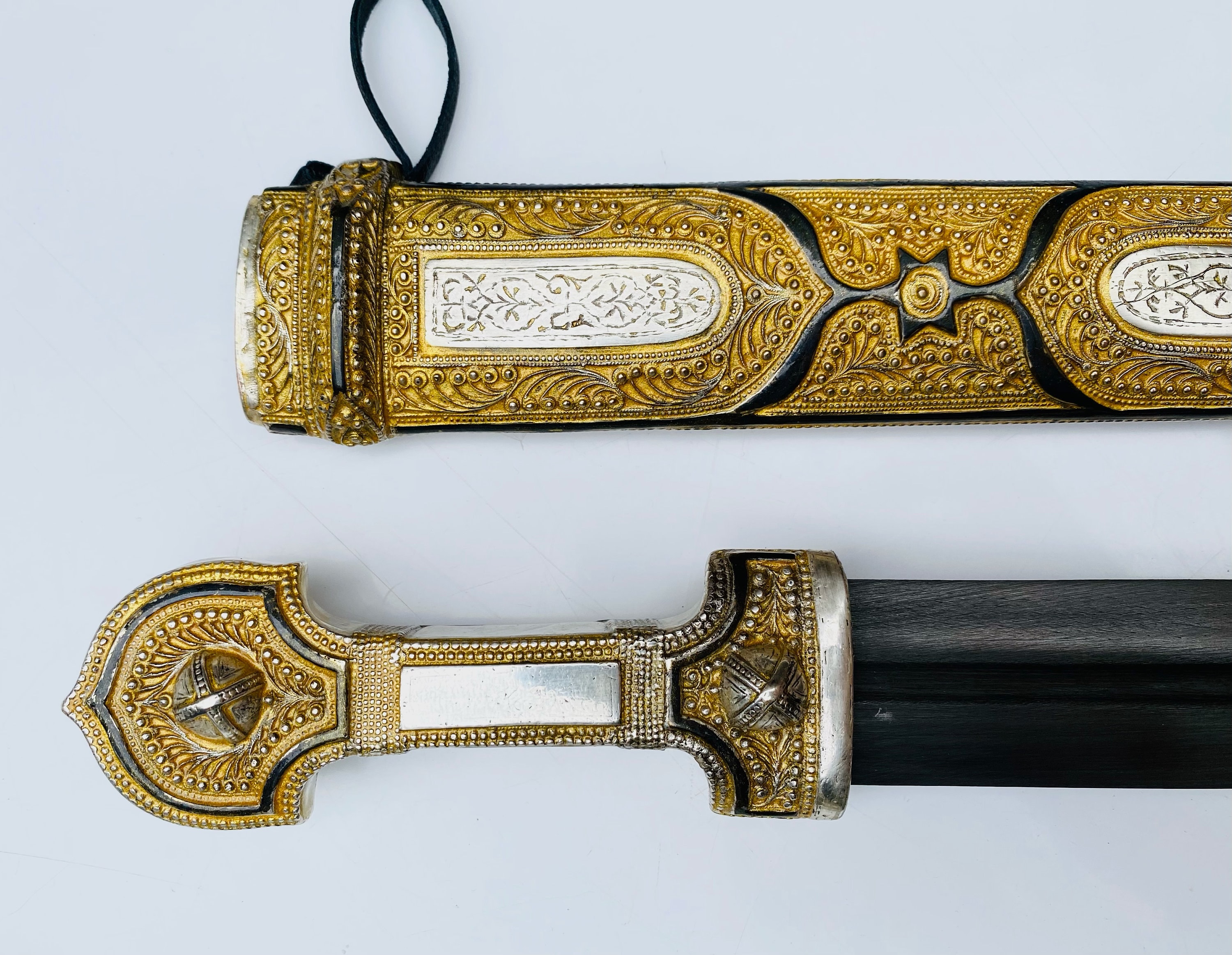 Handmade Caucasian Dagger Forged Sword Georgian Kindjal -  Portugal