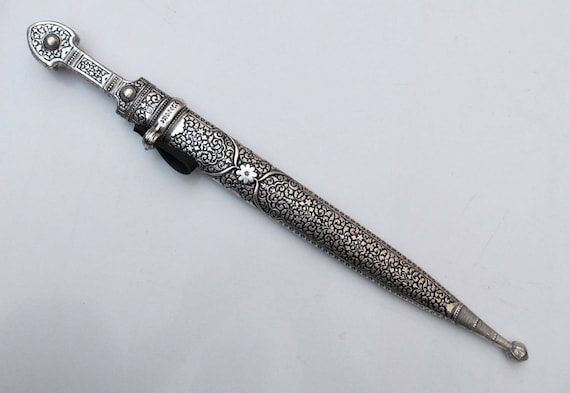 Handmade Caucasian Dagger Forged Sword Georgian Kindjal -  Portugal