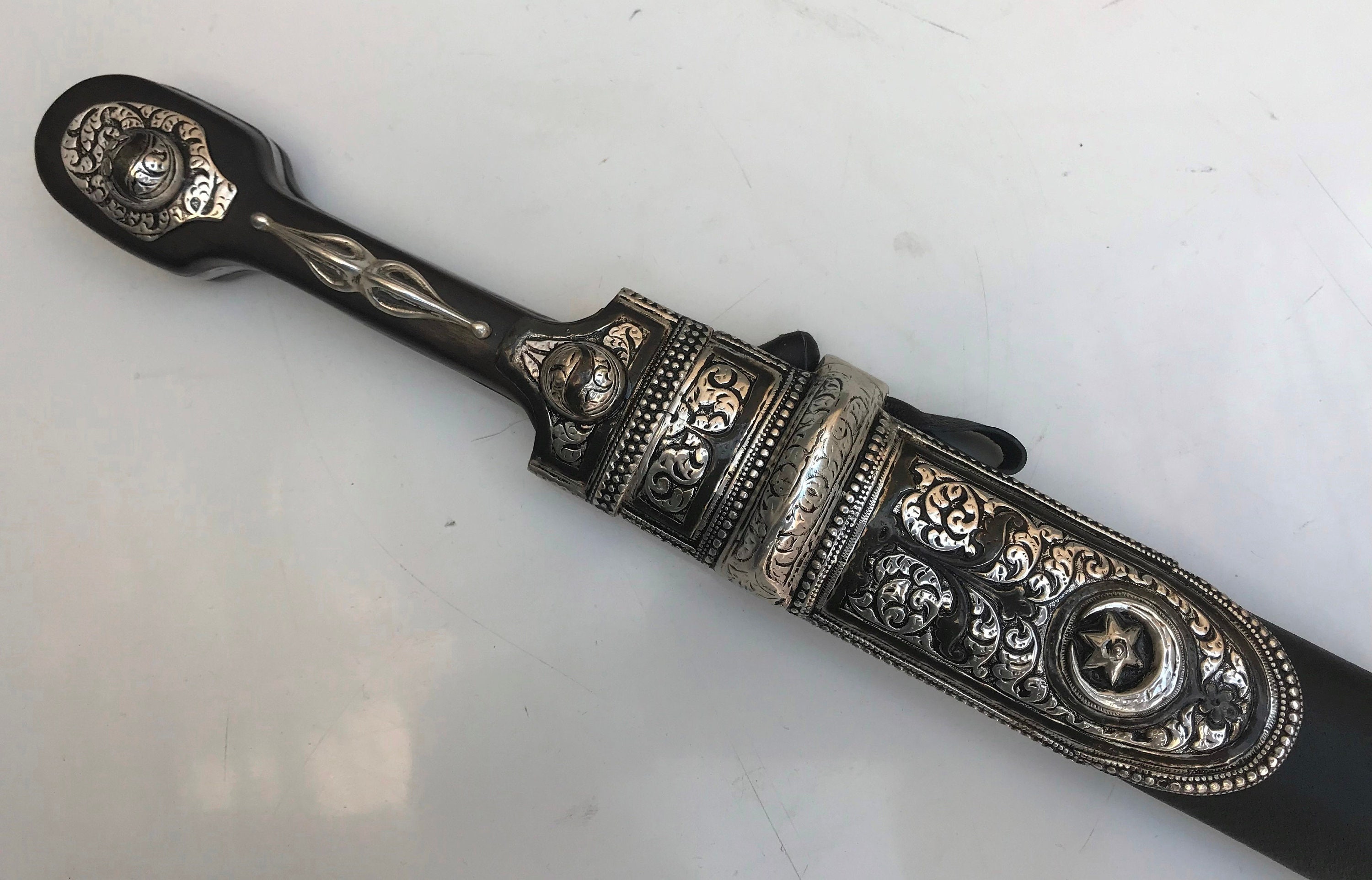 Handmade Caucasian Dagger Forged Sword Georgian Kindjal -  Portugal