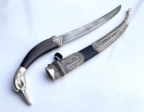 Handmade Caucasian Dagger Forged Sword Georgian Kindjal -  Portugal