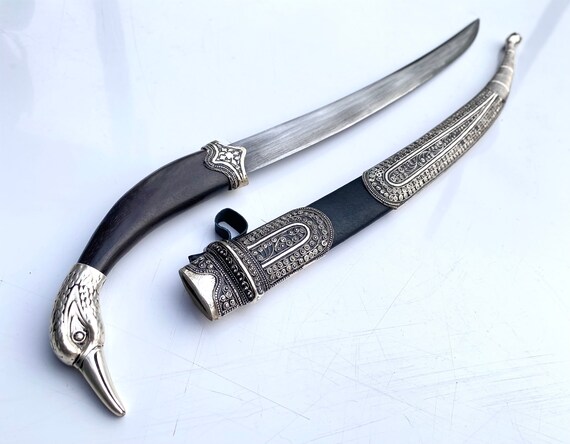 Handmade Caucasian Dagger Forged Sword Georgian Kindjal -  Portugal