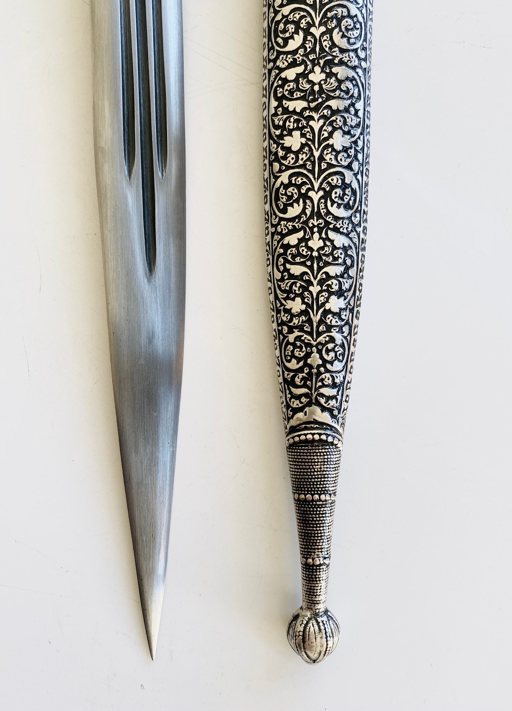 Handmade Caucasian Dagger Forged Sword Georgian Kindjal -  Portugal