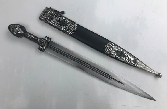 Handmade Caucasian Dagger Forged Sword Georgian Kindjal 