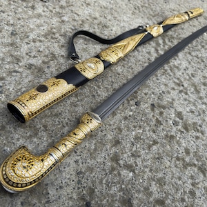 Handmade Cossack Shashka, Caucasian Shashka, Handmade Sword, Personalized Swords for Men, Birthday Gifts for Men, Rare Collector's Sword