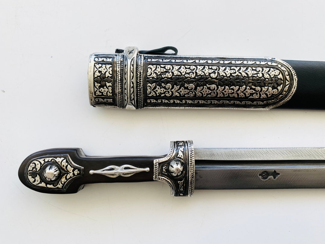 Handmade Caucasian Dagger Forged Sword Georgian Kindjal -  Portugal