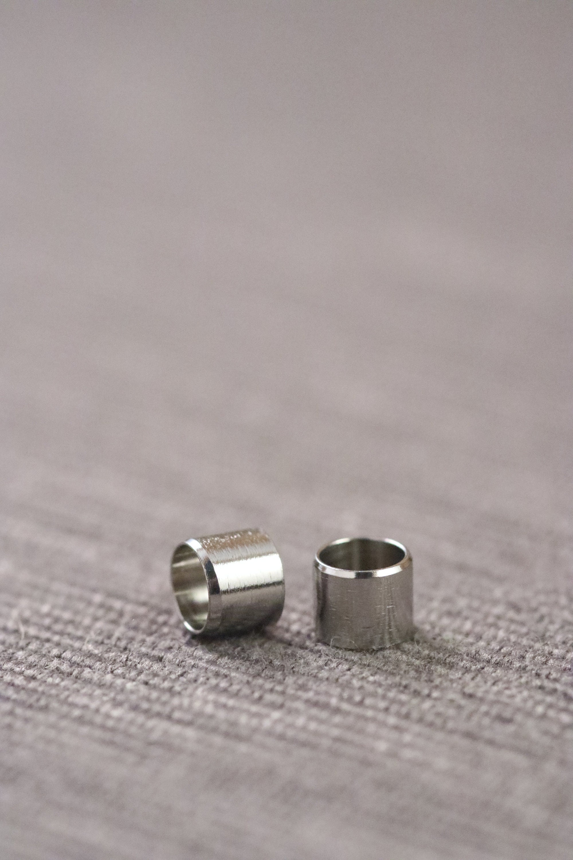 Stainless Steel Tube Spacer Beads 20 Pieces 6mm X 5mm Hole 5mm Etsy