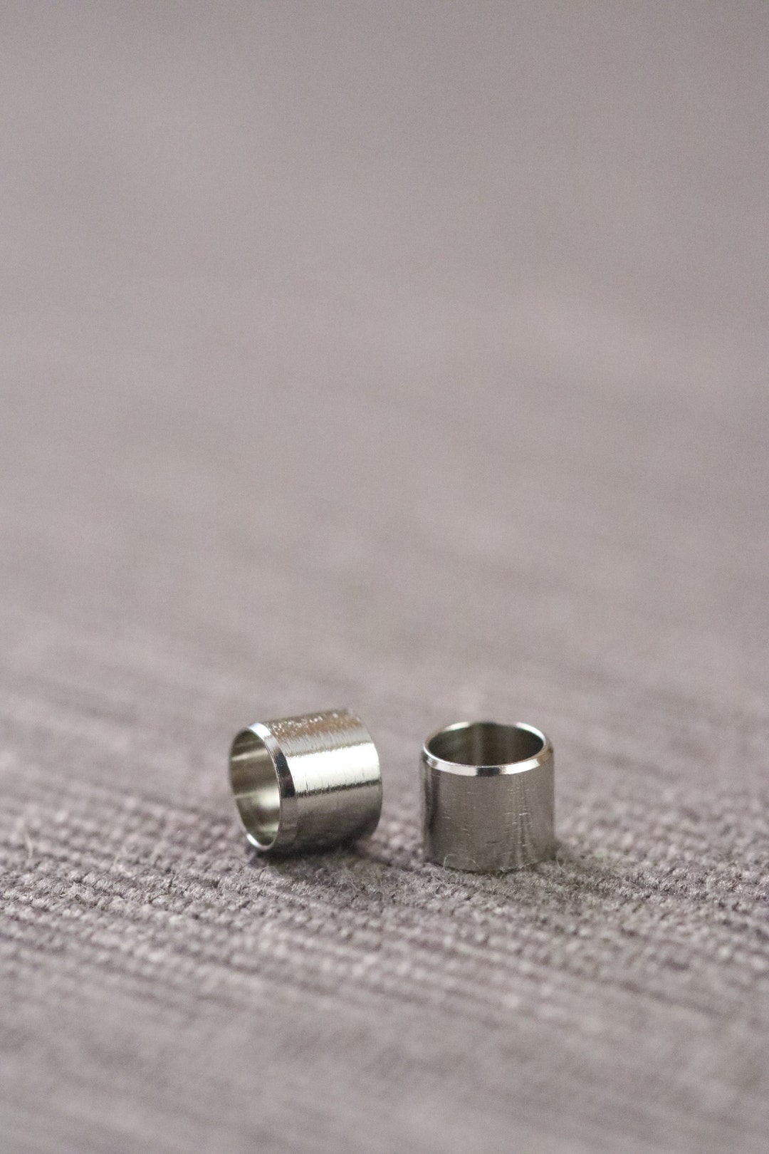 Stainless Steel Tube Spacer Beads 20 Pieces 6mm X 5mm Hole 5mm F58 Etsy