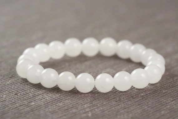 Cabochon Di Giada Bianca - Pietra Naturale - Creazione Di Gioielli - Foto 14