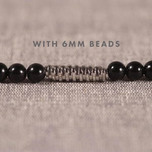 Stainless Steel Tube Strip Metal Beads: 20mm, 5 Pieces, Hole 3mm F95 image 3