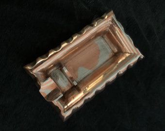 Unique Handmade Mokume Custom Cigars Cigarettes Stand Ashtray Cigar Rest Paper Weight Gift For Cigar Lovers Very Unique