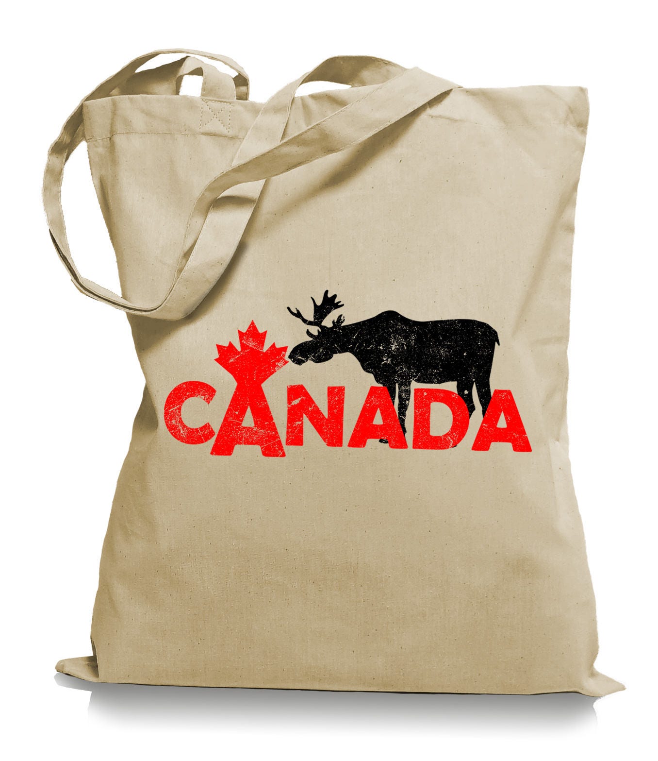 Winnipeg, Canada, Retro Skyline (100% Cotton Canvas Reusable Tote Bag) -  Walmart.com