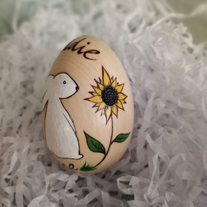 Custom wooden egg Pick your own design Personalized Easter gift Animal décor Favorite character décor Personalized Easter egg image 7