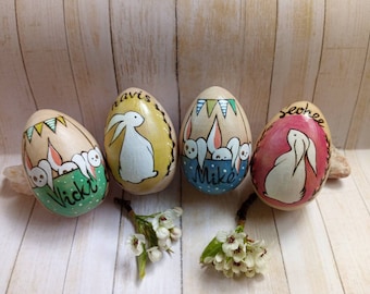 Custom wooden egg | Pick your own design | Personalized gift | Favorite animal décor | Favorite character décor | Custom Easter egg |