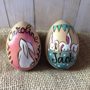 Custom wooden egg Pick your own design Personalized Easter gift Animal décor Favorite character décor Personalized Easter egg image 2