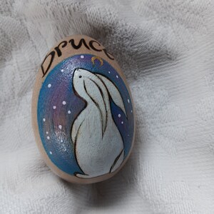 Custom wooden egg Pick your own design Personalized Easter gift Animal décor Favorite character décor Personalized Easter egg image 6