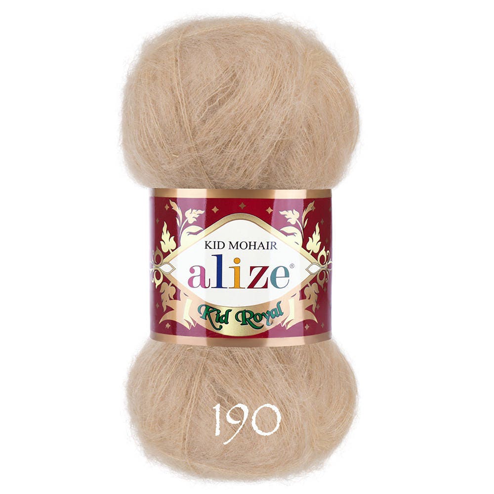 ALIZE KID ROYAL 50 g-500m Kid mohair Blend mohair soft yarn | Etsy
