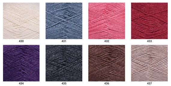 50g Silky Royal YarnArt 65/% lana merino 35/% silk Rayon 140m//50g
