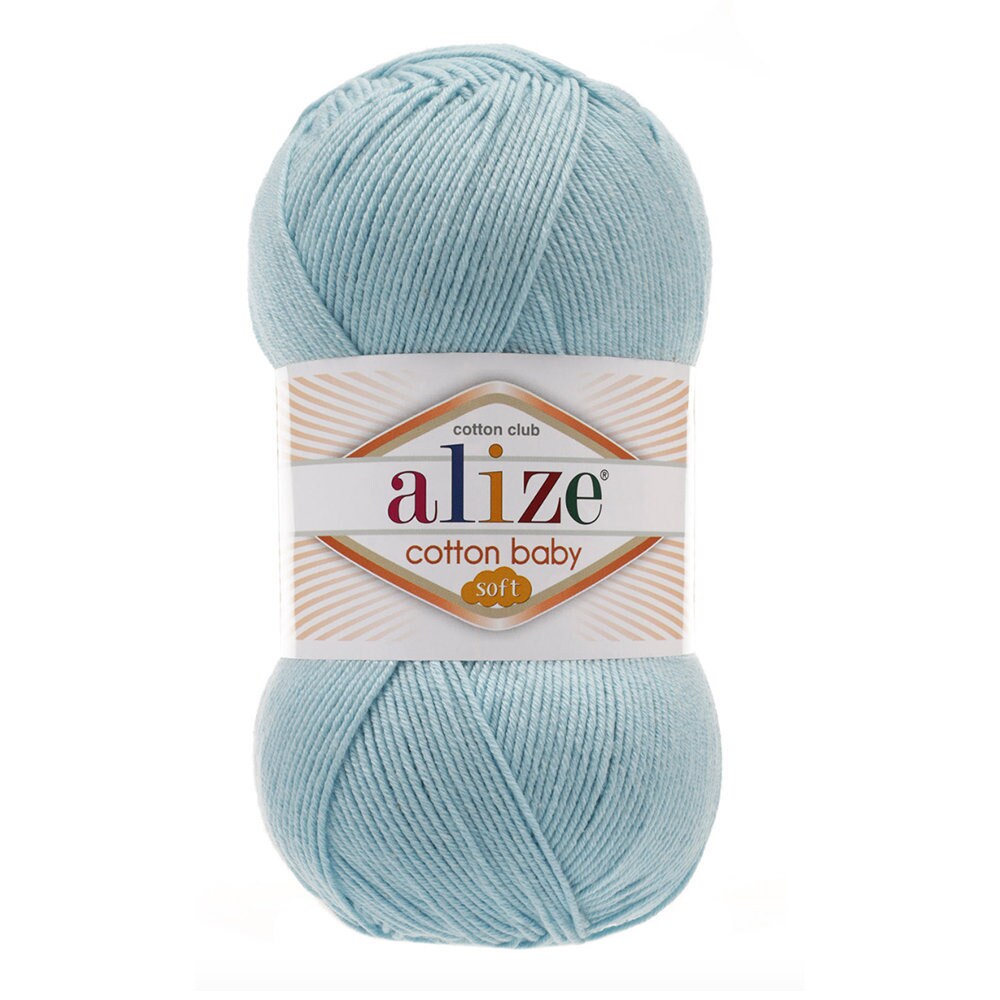 Alize COTTON BABY SOFT summer yarn spring yarn hand knit yarn Etsy
