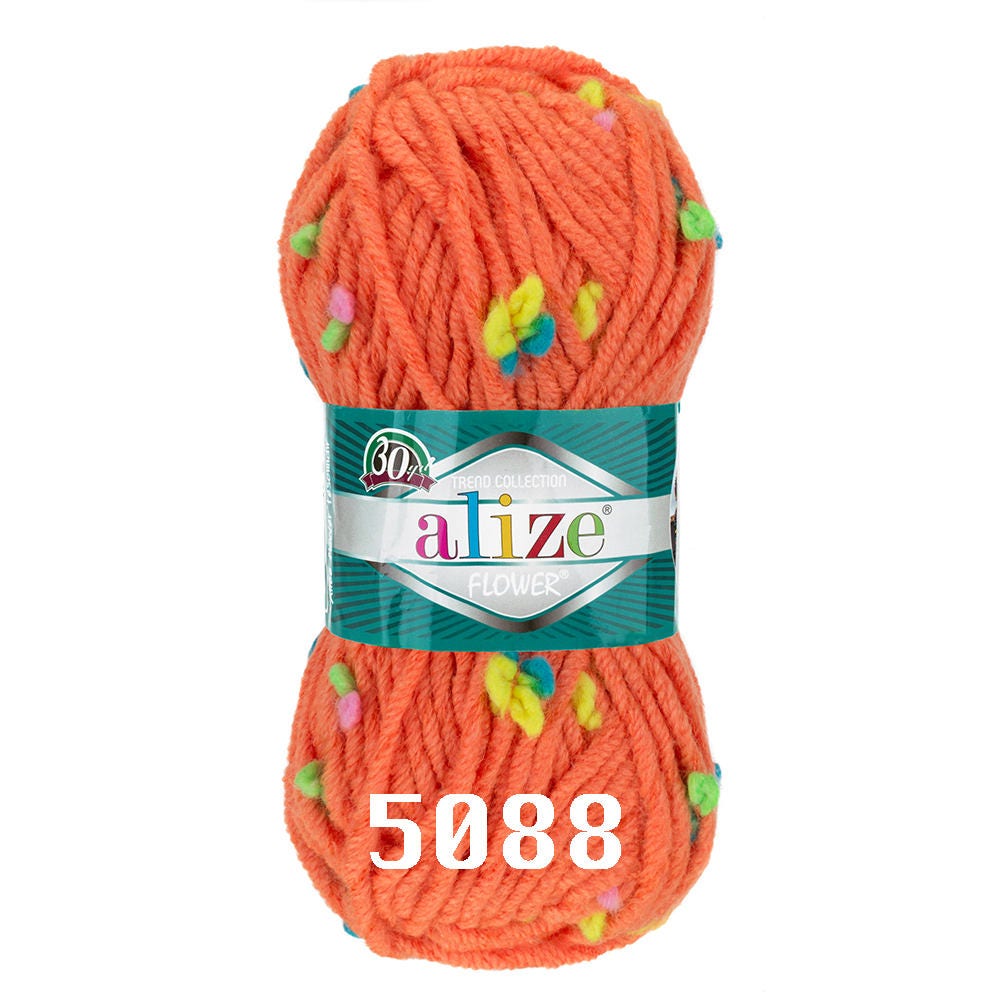 Alize FLOWER wool yarn hand knit yarn wool blend yarn alize Etsy