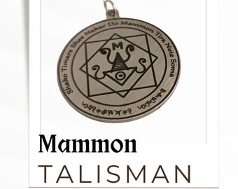 Geldamulett von Mammon, dem Anbieter von Wohlstand durch Geschäft - beste Amulette - Geldamulette - Geldtalisman