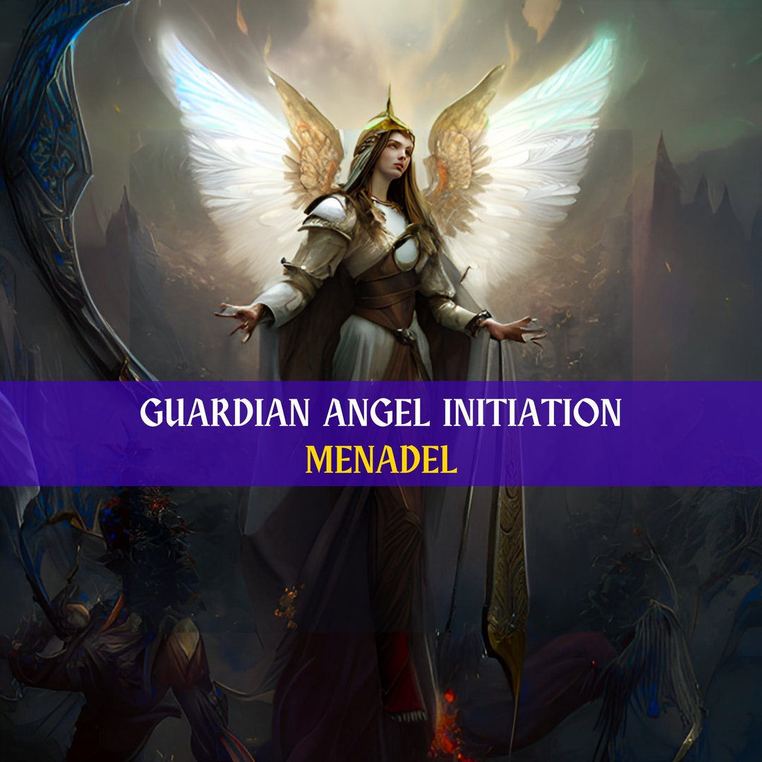 Initiation Grimoire of Guardian Angel Menadel for Dedication, Success ...