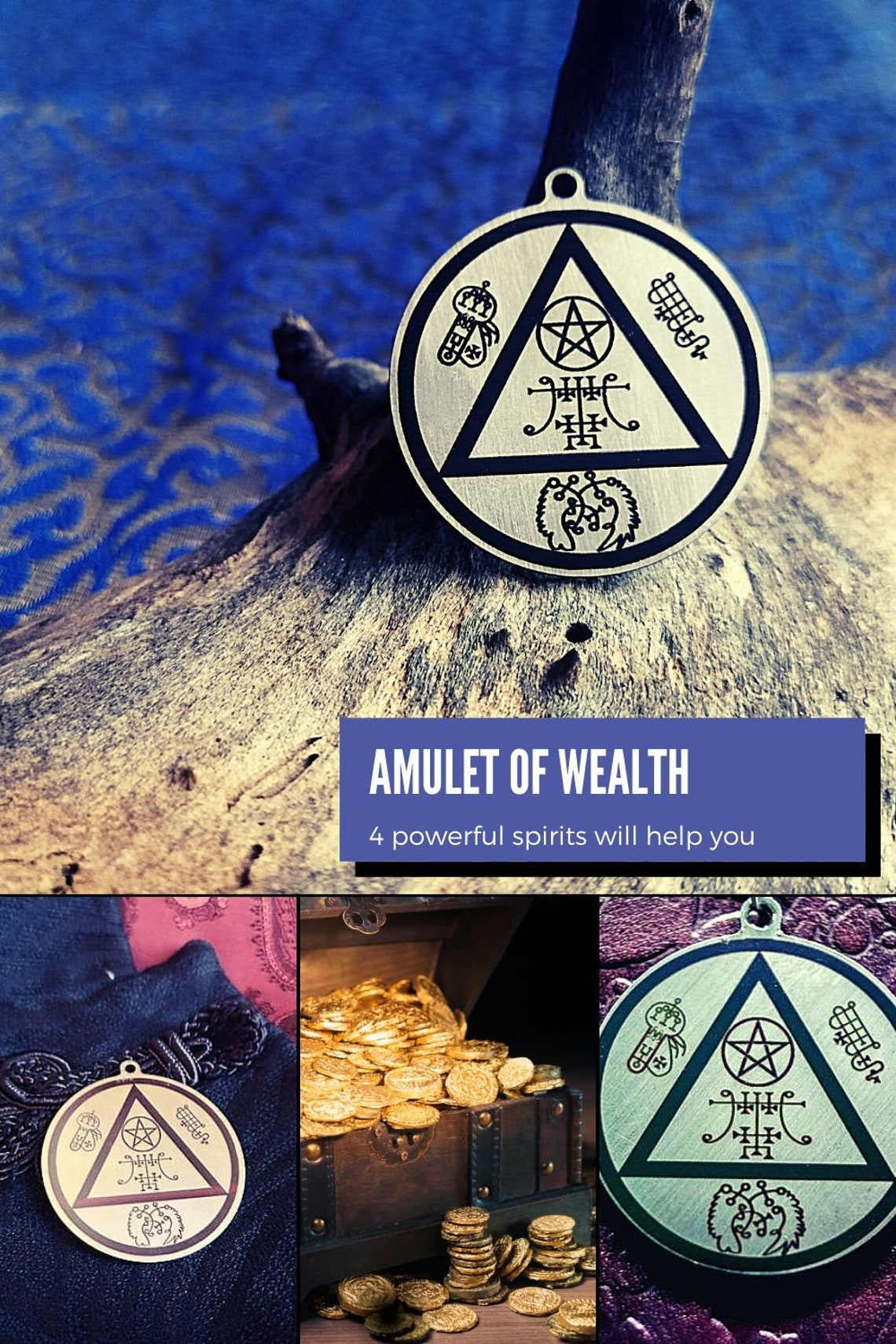 Demons of Wealth Amulet to attract money the best amulets | Etsy