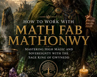 How to Work with Math fab Mathonwy: Welsh Magic, Inner Sovereignty, Awen & Wisdom