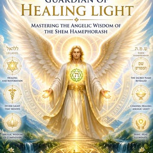 Lelahel Angel Healing Light Guide – Shem HaMephorash Wisdom, Kabbalah Rituals, Angelic Invocation & Spiritual Illumination System