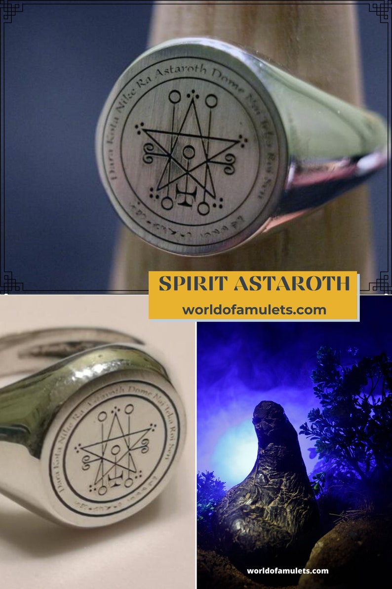 Occult Demon Ring of Astaroth for Relations, Communication and Friends - Magical Ring - Magical Jewelry - Power Ring 