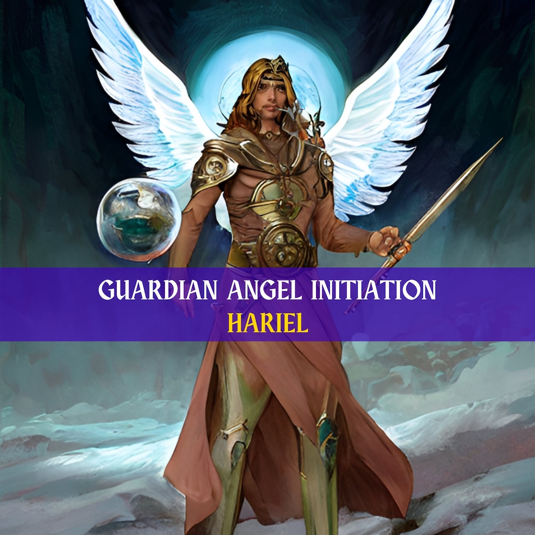 Initiation Grimoire of Guardian Angel Hariel for Purity Etsy