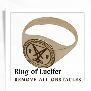 Occult Demon Ring of Lucifer to reclaim your life Magical ring Magical Jewelry Power Ring Best Amulets image 1