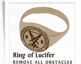 Occult Demon Ring of Lucifer to reclaim your life - Magical ring - Magical Jewelry -  Power Ring - Best Amulets