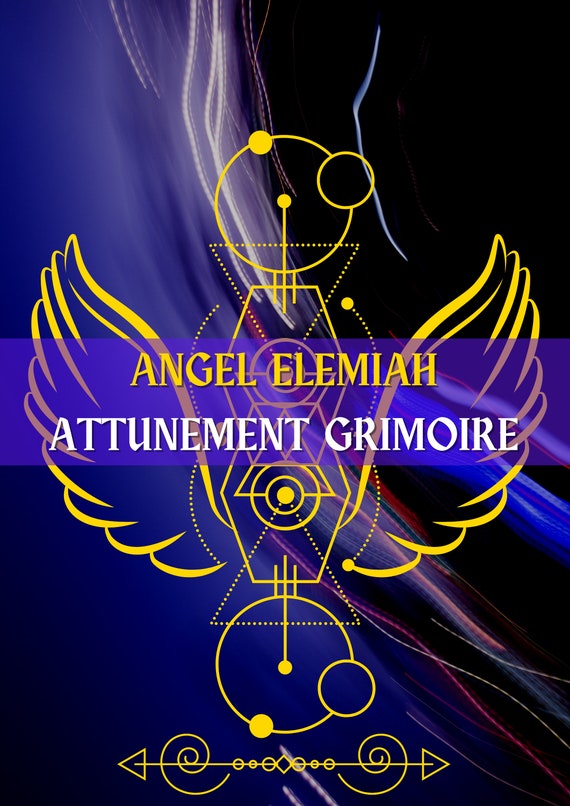 Harmonisation Grimoire de l'ange gardien Elemiah pour la Etsy France