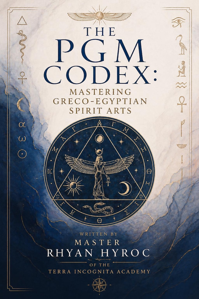 Egyptian Codex Box The PGM Codex: Mastering Greco-egyptian Spirit Arts - Etsy