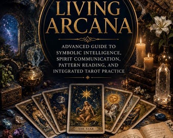 The Living Arcana: From Card Meanings to Mastery Advanced Tarot, Intuitive Reading, Divination, Symbolism