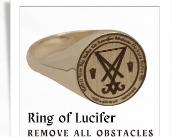 Occult Demon Ring of Lucifer to reclaim your life - Magical ring - Spiritual Ring -  Power Ring - Best Amulets