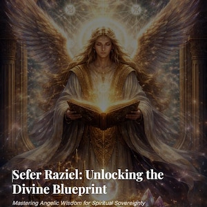 Sacred Sefer Raziel Grimoire | Divine Blueprint Magic Book - Esoteric Knowledge, Witchcraft