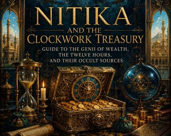 Nitika and the Clockwork Treasury: Guide to the Genii of Wealth, the Twelve Hours, and Their Occult Sources