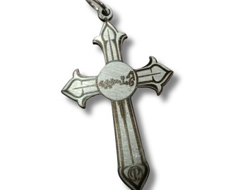 Engel Mumiah Kreuz Anhänger mit Engel Sigil und Aktivierung - Angelologie - Schutzengel - Engelthron