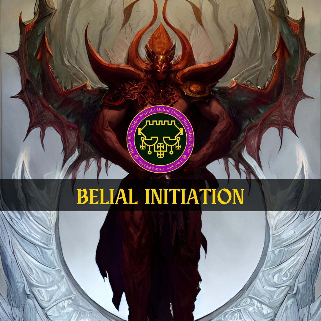 Spells and Rituals Black Magic Initiation With Demon Belial - Etsy