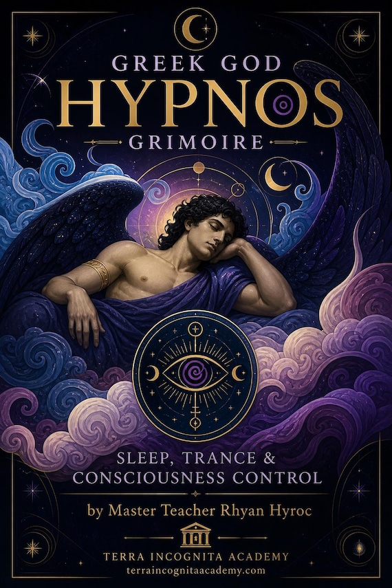 Greek God Hypnos Grimoire of Sleep, Trance & Consciousness Control | Dream Mastery Power