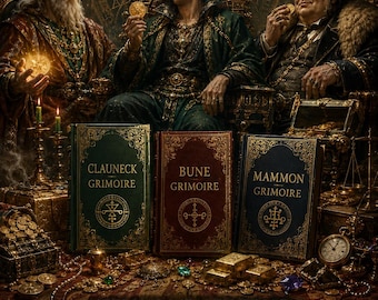 Infernal Wealth Triad with Clauneck, Bune & Mammon Grimoires
