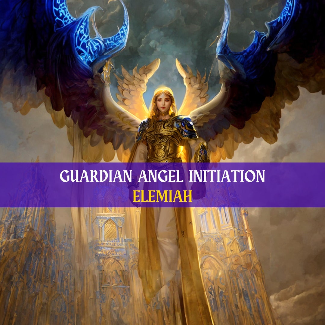 Harmonisation Grimoire de l'ange gardien Elemiah pour la Etsy France